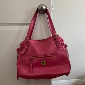 Dooney & Bourke Pink Nina Leather Satchel